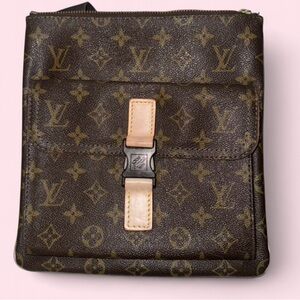 Brown Monogram Crossbody Bag